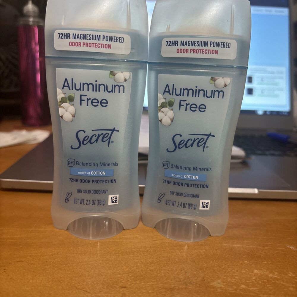 Secret Aluminum Free Deodorant for Women, 48hr Odor Protection, Free of Parabens